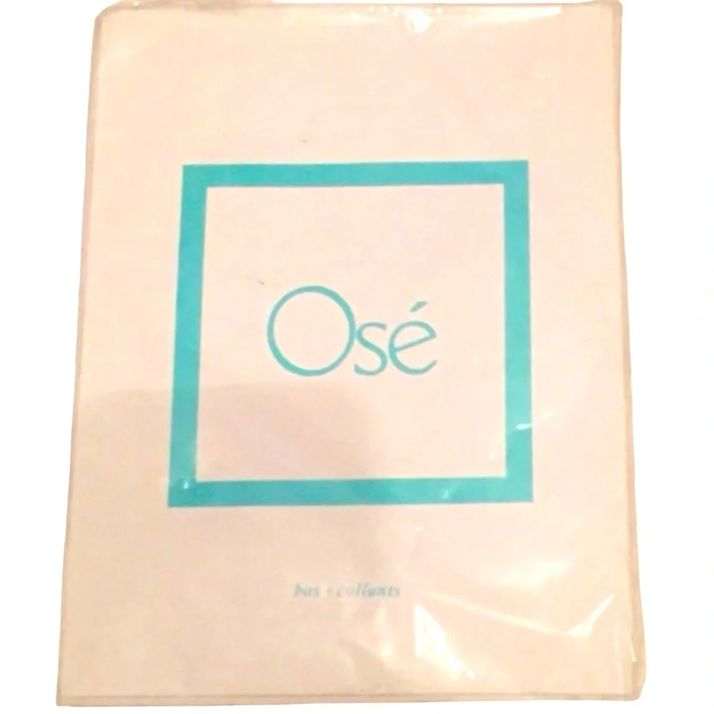 Stockings by OSE Nude‎ OR Black, For Use with Garters, Made in Italy, NEW